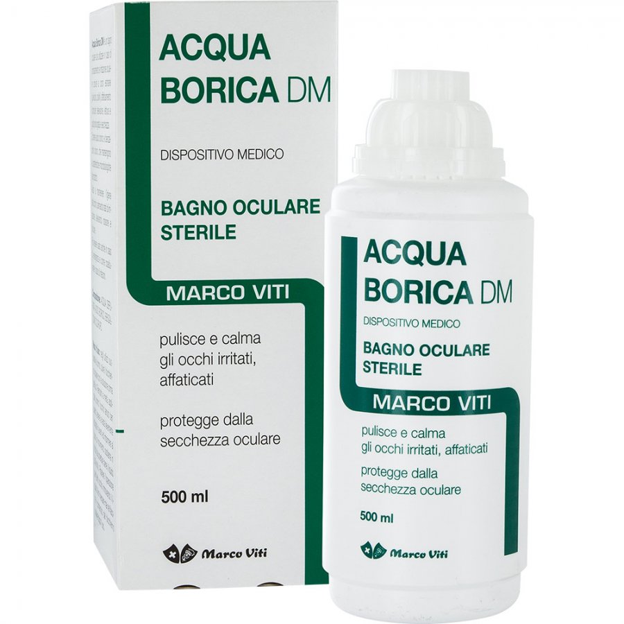 ACQUA BORICA PER BAGNO OCULARE STERILE 500 ML - immagine 2
